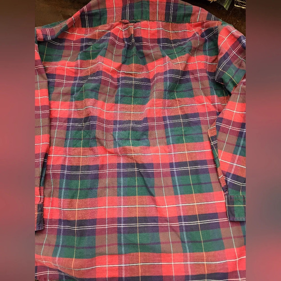 🤴👔 Plaid long sleeve button down shirt in size XXLT - Picture 10 of 16